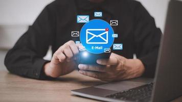 Email Inbox Electronic Communication Graphics Concept photo