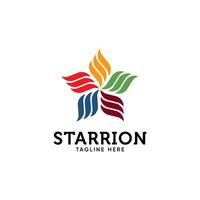 STARRION logo design vector