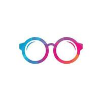 Glasses Logo Design. spectacles icon design template vector. vector