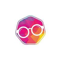 Glasses Logo Design. spectacles icon design template vector. vector