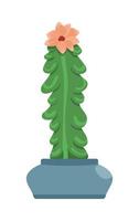 Cactus in pot vector