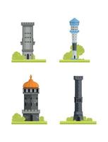 Fantasy Architecture Set vector