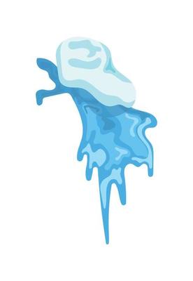 Vector illustrator of Icicle