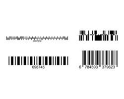 Set of Barcodes vector