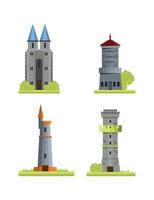 Fantasy Architecture Set vector