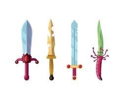 Set Fantasy Weapon Pack vector