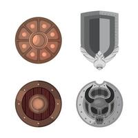 Set Magic shields vector