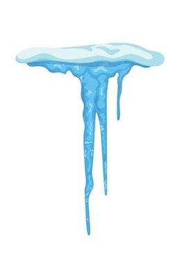 Vector illustrator of  Icicle
