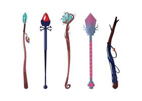 Set Fantasy weapon vector