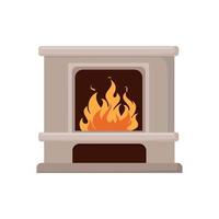 Vector illustrator of Fireplace