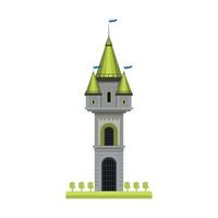 ilustrador vectorial de la torre de fantasía vector