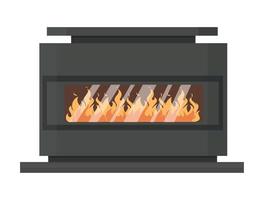 Vector illustrator of Fireplace