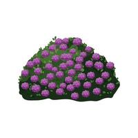 Vector illustrator of  Detailed Bushes