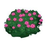 Vector illustrator of  Detailed Bushes