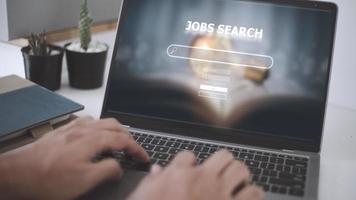 concepto de carrera de contratación de recursos humanos de búsqueda de empleo