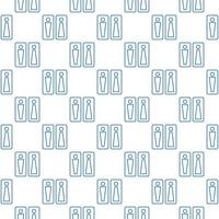 WC or Toilet vector concept linear seamless pattern