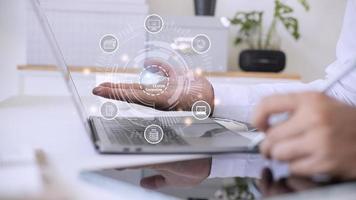 Cloud Computing diagram Network Data Storage Technology Service photo