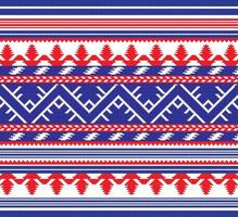 Set of Ethnic ornament pattern in different colors vector