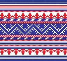 Set of Ethnic ornament pattern in different colors vector