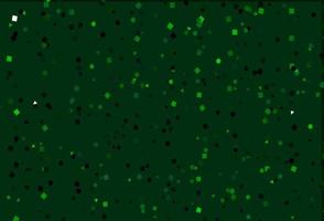 Light Green vector background with triangles, circles, cubes.