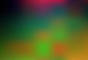 Dark Multicolor, Rainbow vector abstract blurred background.