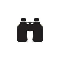 Binoculars vector icon design illustration