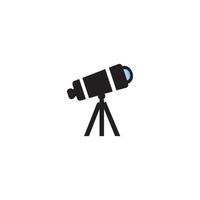 Binoculars vector icon design illustration