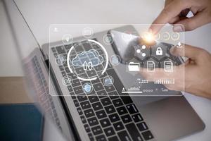 Cloud Computing diagram Network Data Storage Technology Service photo