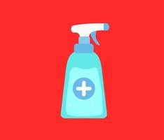 disinfectant spray hygiene equipment ilustration vector