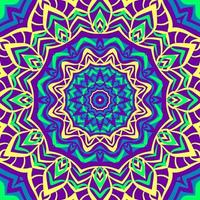 abstract mandala background psychedelic style round trippy vector design