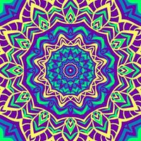 abstract mandala background psychedelic style round trippy vector design