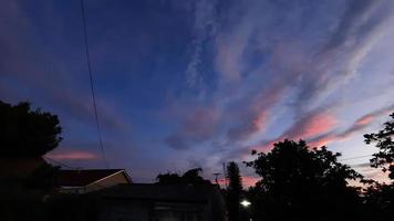 Cloudy evening sky background with beautiful color gradation 02 photo