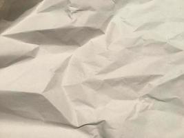 White wrinkled paper texture background for Design or work with copy space photo