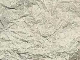 White crumpled paper texture background for Design with space. photo