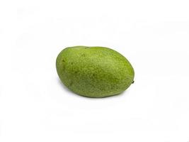 mango fruit green isolated on a white background photo