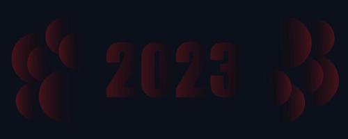 Happy new year 2023, 2023 happy new year event happy new year background illustration Christmas banner Background Xmas design vector
