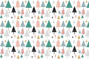 Simple Christmas seamless pattern with geometric motifs. Snowflakes and circles with different ornaments. Magic nature fantasy snowfall texture decoration design vector