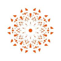 Circular pattern in form of mandala with flower. Round Pattern Mandala. Round backgrounds for the greeting cards, invitation, tattoo template, business style, cards or else. Vector illustration
