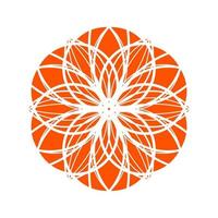 Circular pattern in form of mandala with flower. Round Pattern Mandala. Round backgrounds for the greeting cards, invitation, tattoo template, business style, cards or else. Vector illustration