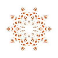 Circular pattern in form of mandala with flower. Round Pattern Mandala. Round backgrounds for the greeting cards, invitation, tattoo template, business style, cards or else. Vector illustration