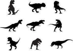 Dinosaur tyrannosaurus t rex icon black color illustration flat style  simple image 5199440 Vector Art at Vecteezy