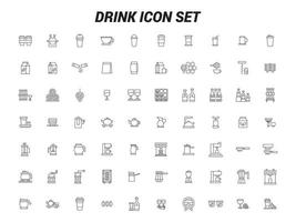 Drink Icon for website, symbol, UI Essential, design, presentation vector