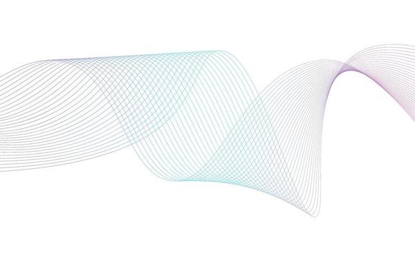 Modern colorful wavy line background Design. Multicolor wave curve abstract background for business, landing page, flyers, website, banner and presentation