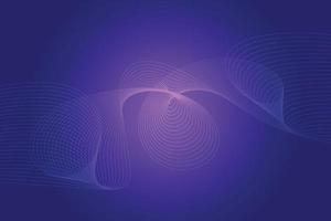Abstract background with colorful wavy lines. Abstract Blue Purple gradient background design vector