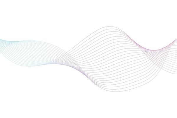 Modern colorful wavy line background Design. Multicolor wave curve abstract background for business, landing page, flyers, website, banner and presentation
