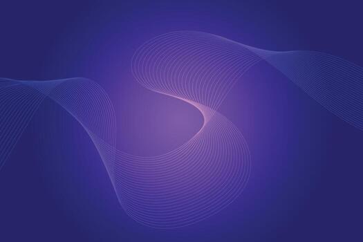 Abstract background with colorful wavy lines. Abstract Blue Purple gradient background design vector