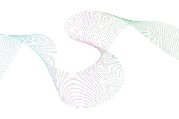 Modern colorful wavy line background Design. Multicolor wave curve abstract background for business, landing page, flyers, website, banner and presentation