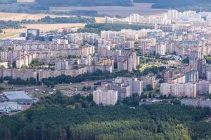 panoramic view of the residential area of high-rise buildings photo