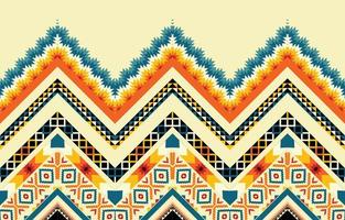 Geometric ethnic oriental ikat Zigzag seamless pattern traditional. Design for background, carpet, wallpaper, clothing, wrapping, Batik, fabric, linoleum, tile. Vector illustration. embroidery style.