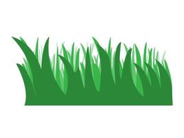 green grass vector illustration in modern style